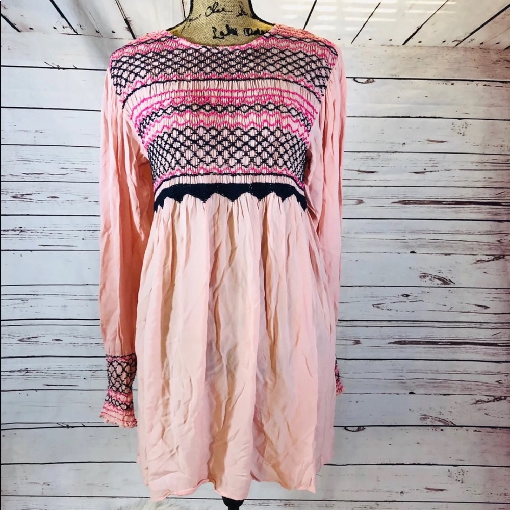 NWOT Free People Light Pink Dress